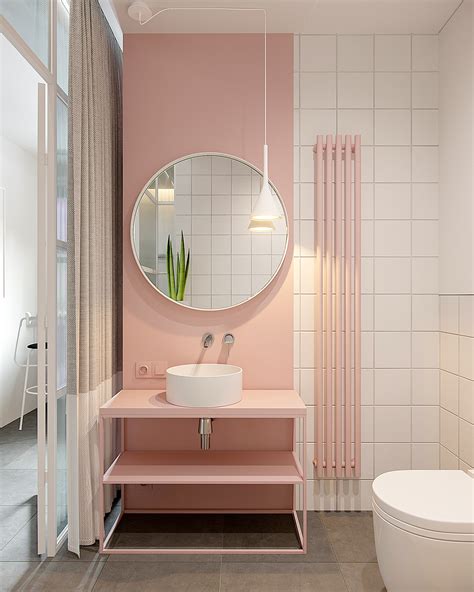 pictures of pink bathrooms